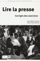 Okładka książki Lire la presse corrige
