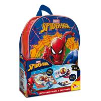 Lisciani Spiderman Plecak z grą i kartami. Wydawca: Lisciani. SmakLiter.pl Opakowanie Lisciani Spiderman Plecak z grą i kartami