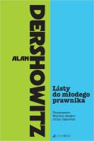 Listy do młodego prawnika. Autor: Alan Dershowitz. SmakLiter.pl Okładka książki Listy do młodego prawnika