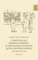 Okładka książki Literatura dla młodego odbiorcy w kształceniu..