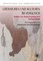 Literaturen und Kulturen im Vergleich. Wydawca: Wydawnictwa Uniwersytetu Warszawskiego. SmakLiter.pl Opakowanie Literaturen und Kulturen im Vergleich
