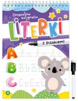 Okładka książki Literki. Zmywalna kaligrafia