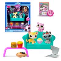Opakowanie Littlest Pet Shop Podwieczorek z 3 figurkami seria 3 LPS00636