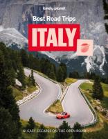 Okładka książki Lonely Planet Best Road Trips Italy