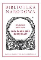 Losy Panny Sary Burgerhart. Autor: Deken Aagje, Wolff Betje. SmakLiter.pl Okładka książki Losy Panny Sary Burgerhart