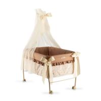 Opakowanie Łóżeczko Teresa z baldachimem dla lalki do 46cm