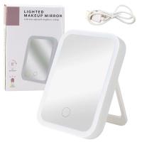 Lusterko podświetlane LED 3 tryby białe. Wydawca: Leantoys. SmakLiter.pl Opakowanie Lusterko podświetlane LED 3 tryby białe