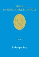 Okładka książki Lużne papiery