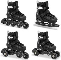 Łyżworolki 4W1 r.39-42 BK. Wydawca: Spokey. SmakLiter.pl Opakowanie Łyżworolki 4W1 r.39-42 BK