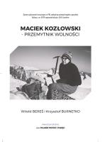 Okładka książki Maciek Kozłowski. Przemytnik wolności