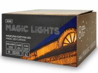Opakowanie Magiczna kurtyna 150led 8 tryb IP44 2700K 5,2m 31V