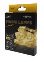 Magiczne lampki 100 led 3000K 10m DC5V. Wydawca: Eco Light. SmakLiter.pl Opakowanie Magiczne lampki 100 led 3000K 10m DC5V