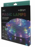 Magiczne lampki 400led 1mln kolorów 40m DC5V. Wydawca: Eco Light. SmakLiter.pl Opakowanie Magiczne lampki 400led 1mln kolorów 40m DC5V