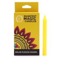 Opakowanie Magiczne świece Czakra Splotu Słonecznego 12szt