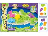 Opakowanie Magiczny piasek świecący w ciemności z foremkami