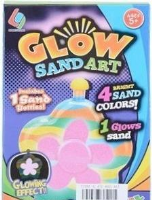 Magiczny piasek świecący w ciemnościach. Wydawca: Merkpol. SmakLiter.pl Opakowanie Magiczny piasek świecący w ciemnościach