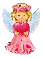 Opakowanie Magnes Aniołek różowy