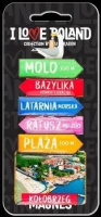 Opakowanie Magnes I love Poland Kołobrzeg ILP-MAG-C-KOL-07