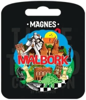 Opakowanie Magnes I love Poland Malbork ILP-MAG-C-MAL-01