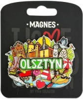 Opakowanie Magnes I love Poland Olsztyn ILP-MAG-C-MAZ-50