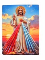 Opakowanie Magnes Jezus Miłosierny Żywica Wypukły 80x60mm