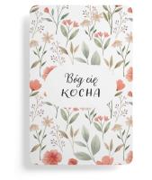 Opakowanie Magnes na lodówkę - Bóg Cię kocha - kwiaty