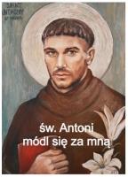 Magnes na lodówkę - Św. Antoni Padewski. Wydawca: Petrus. SmakLiter.pl Opakowanie Magnes na lodówkę - Św. Antoni Padewski