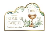 Opakowanie Magnes z podziękowaniem dla gości - Komunia 3