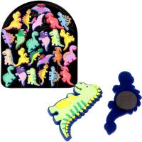 Opakowanie Magnesy gumowe dinozaury (24szt)