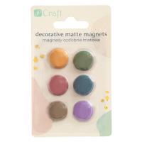 Opakowanie Magnesy ozdobne matowe 6 szt. DPMG-011