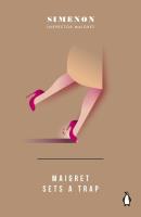 Maigret Sets a Trap wer. angielska. Autor: Simenon Georges. SmakLiter.pl Okładka książki Maigret Sets a Trap wer. angielska