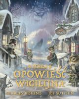 Mała opowieść wigilijna. Autor: Charles Dickens. SmakLiter.pl Okładka książki Mała opowieść wigilijna