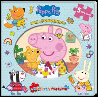 Mali pomocnicy. Książka z puzzlami. Świnka Peppa. Autor: Opracowanie zbiorowe. SmakLiter.pl Okładka książki Mali pomocnicy. Książka z puzzlami. Świnka Peppa