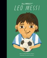 Mali WIELCY. Leo Messi. Autor: Maria Isabel Sanchez-Vegara. SmakLiter.pl Okładka książki Mali WIELCY. Leo Messi