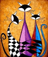 Malowanie po numerach 40x50cm Trzy Koty. Wydawca: Koh-I-Noor. SmakLiter.pl Opakowanie Malowanie po numerach 40x50cm Trzy Koty
