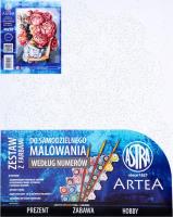 Malowanie po numerach Astra Artea W piwoniach. Wydawca: ASTRA art-pap. SmakLiter.pl Opakowanie Malowanie po numerach Astra Artea W piwoniach