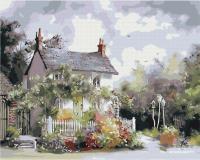 Opakowanie Malowanie po numerach BRUSHME 40x50 cm Przytulne Przedmieście