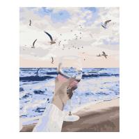 Opakowanie Malowanie po numerach BRUSHME 40x50cm Morze w szklance