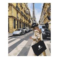 Opakowanie Malowanie po numerach BRUSHME 40x50cm Paryski tydzień mody