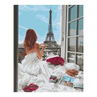 Opakowanie Malowanie po numerach BRUSHME 40x50cm Poranek w Paryżu