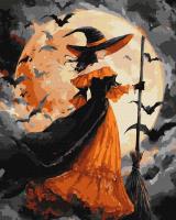 Opakowanie Malowanie po numerach - Czarownica przy księżycu