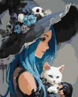 Opakowanie Malowanie po numerach - Dziewczyna z Białym Kotem