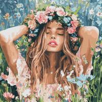 Opakowanie Malowanie po numerach - Dziewczyna z wieńcem