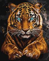 Opakowanie Malowanie po numerach - Dziki tygrys 40x50cm