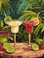 Opakowanie Malowanie po numerach - Egzotyczne drink 30x40cm