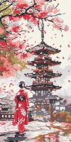 Opakowanie Malowanie po numerach - Gdzieś w Japonii 40x80cm