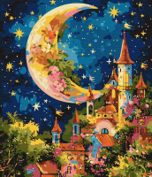 Opakowanie Malowanie po numerach - Gwiezdny pałac 40x50cm
