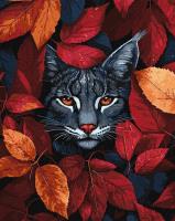 Opakowanie Malowanie po numerach -Jesienna ryś 40x50cm