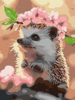 Malowanie po numerach - Jeżyk w wiśniowym 30x40cm. Wydawca: Ideyka. SmakLiter.pl Opakowanie Malowanie po numerach - Jeżyk w wiśniowym 30x40cm