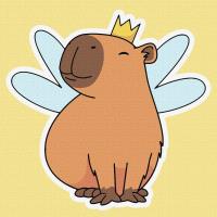 Opakowanie Malowanie po numerach - Kapibara-wróżka Kids